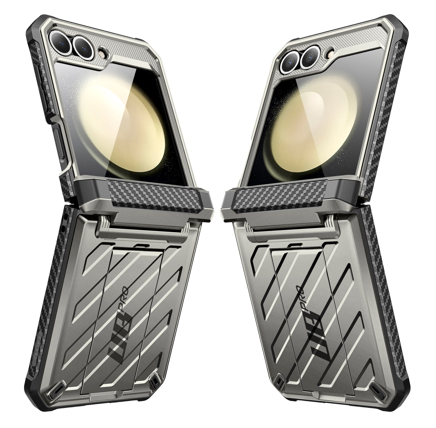 Samsung Galaxy Z Flip6 Unicorn Beetle PRO Heavy Duty Rugged Case with Belt Clip - Titan Gray | Shockproof & Drop Protection for Outdoor, Work & Active Lifestyle