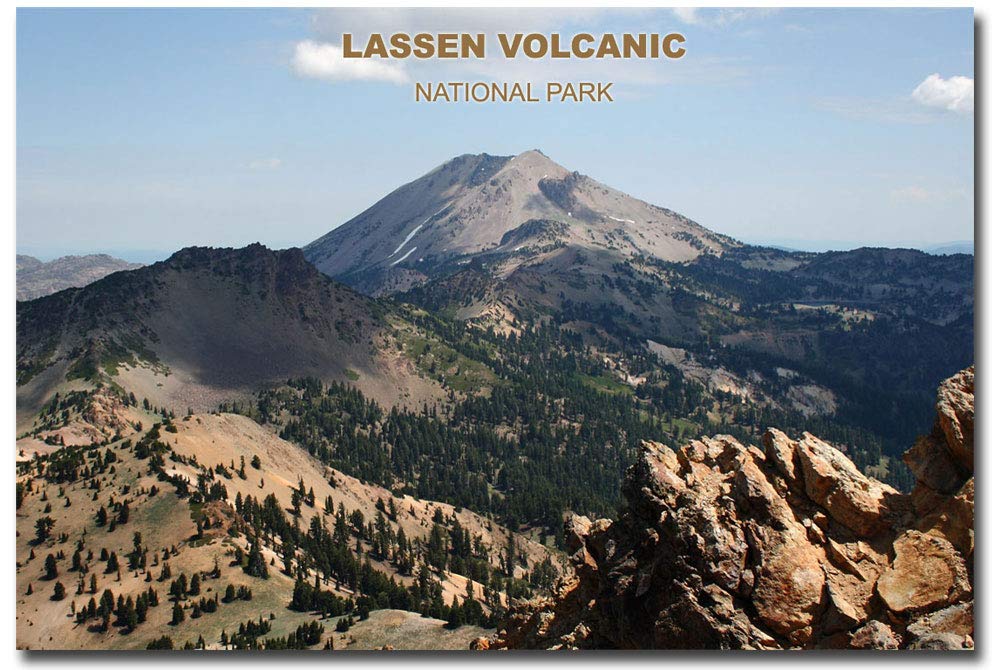 Lassen Volcanic National Park Souvenir Fridge Magnet - 2.5