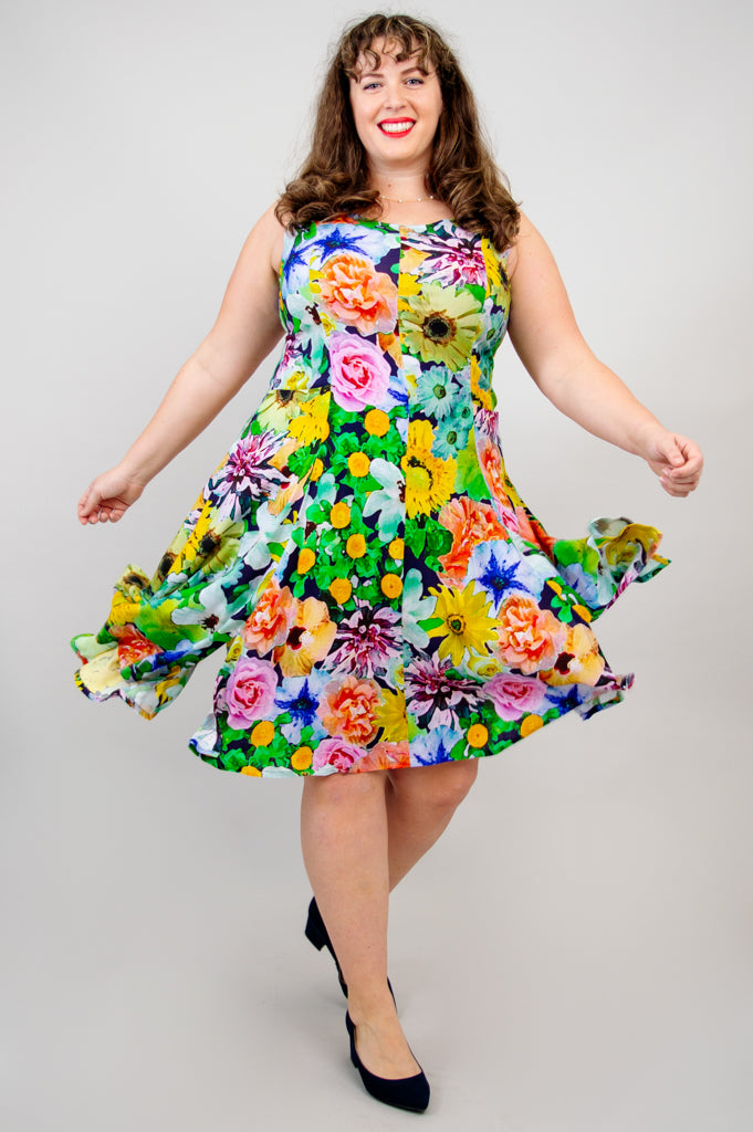 Avery Dress - Disco Style Linen Bamboo Blend for Women - Perfect for Parties, Nightlife & Special Occasions