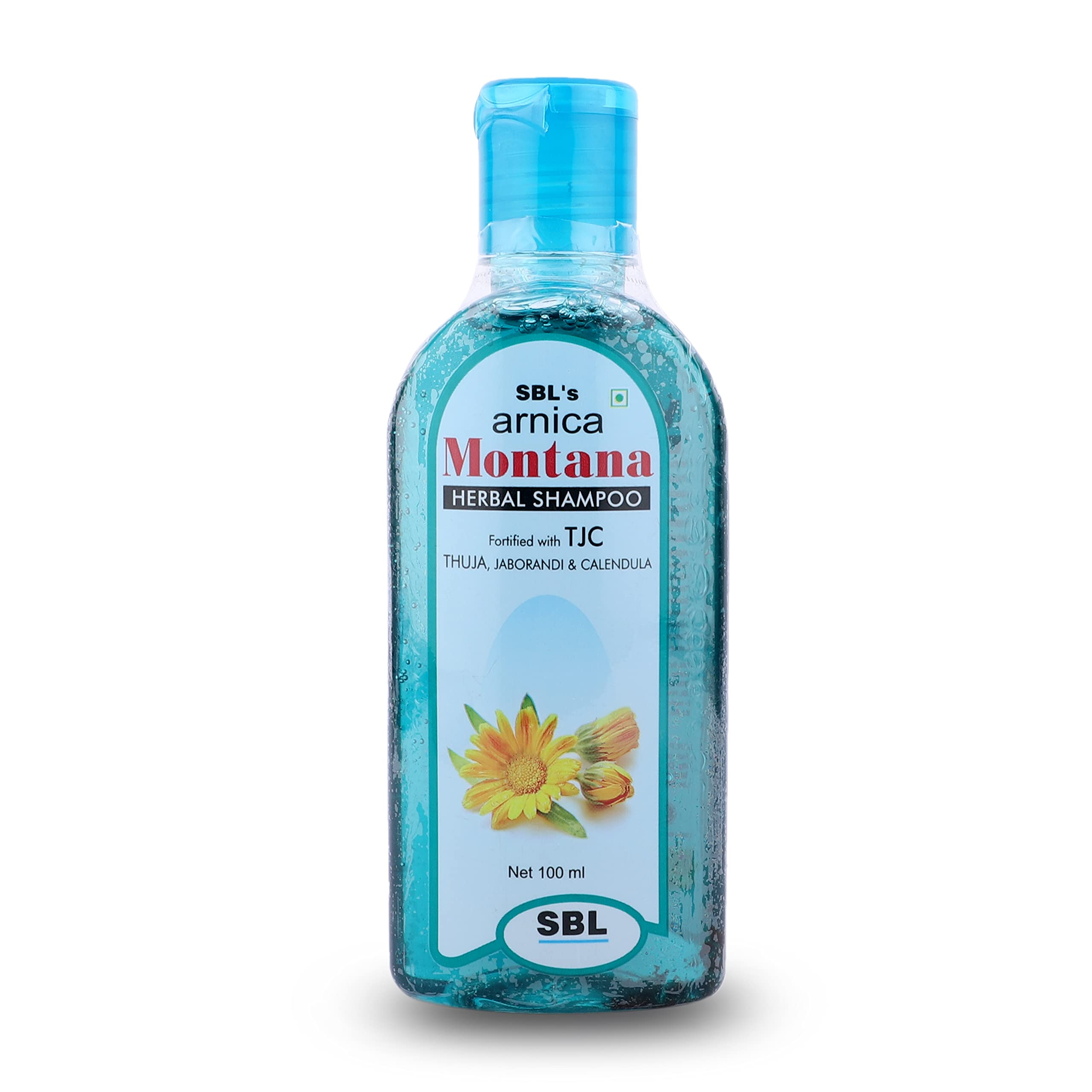 Best SBL Arnica Montana Herbal Shampoo 100ml for Hair Growth & Scalp Care - Natural Remedy for Thinning Hair & Dandruff - Perfect for Daily Use & Sensitive Scalps