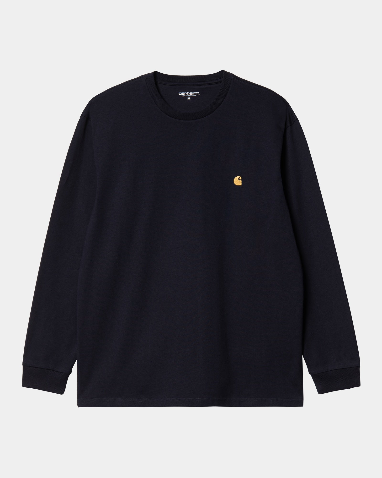 Chase Long Sleeve T-Shirt for Men - Dark Navy Blue Cotton Casual Shirt | Perfect for Everyday Wear, Work & Outdoor Activities