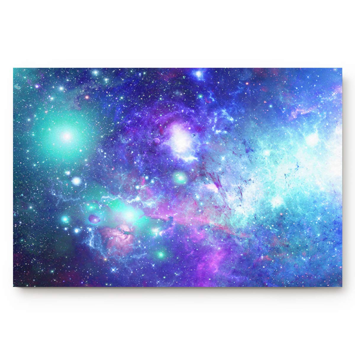 Starry Sky Space Non-Slip Rubber Doormat - 18x30 Inch Indoor Entryway Rug, Machine Washable Low-Profile Floor Mat for Front Door, Patio & Home Decor - Perfect for Living Rooms, Bedrooms & Office Spaces