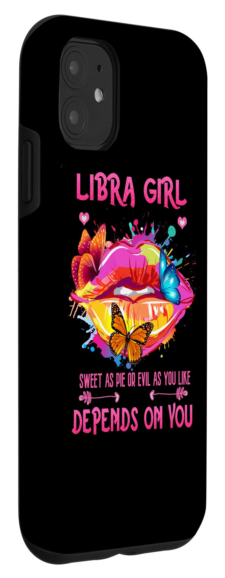 iPhone 11 Case for Libra Women - September October Zodiac Queen Birthday Design, Perfect Gift for Her, Durable Protection for Everyday Use