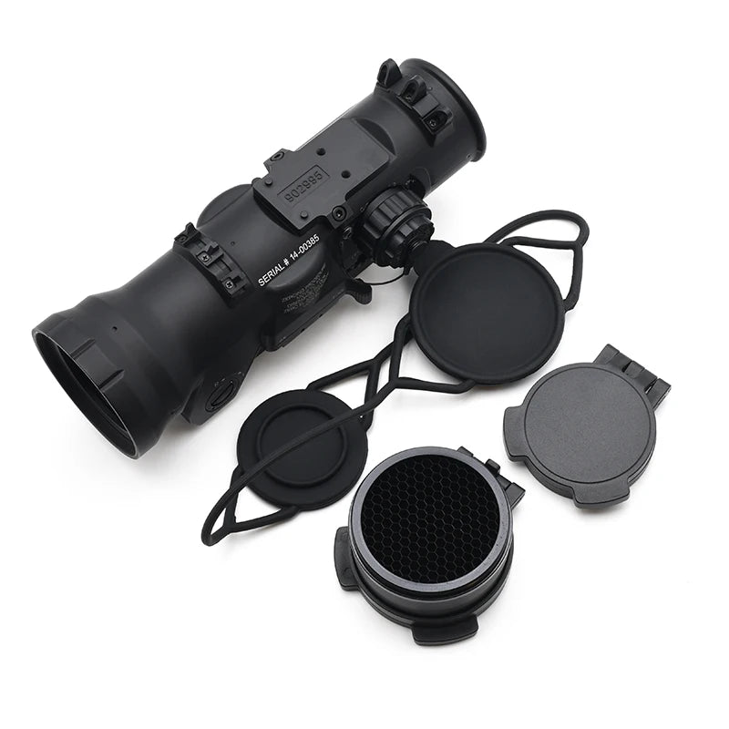 Tactical Rifle Scope DR1.5 6x Fixed Dual FOV Milspec Red Dot Sight with Killflash - Hunting & Shooting Accessories for Outdoor Sports, Tactical Missions, and Target Practice