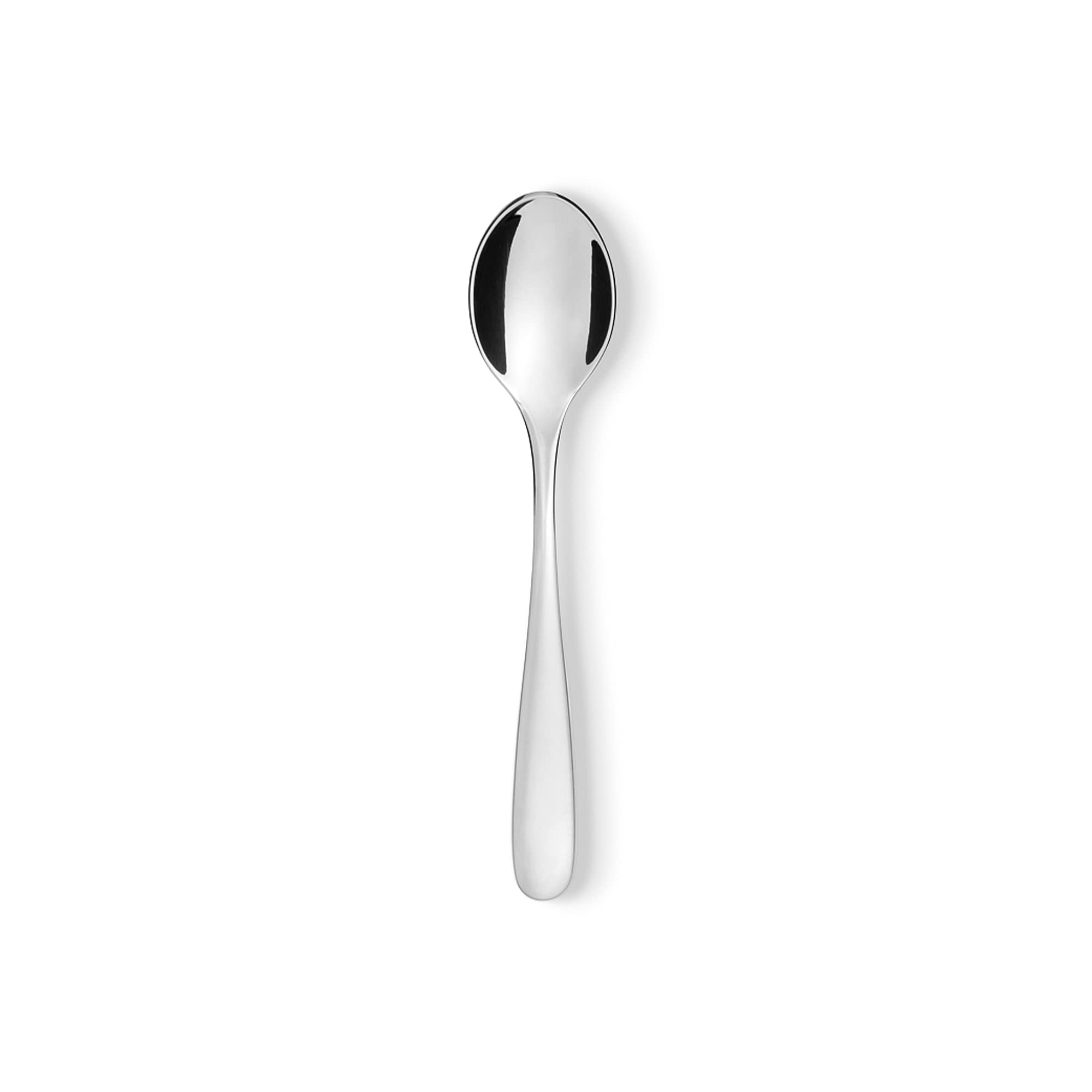 Alessi Nuovo Milano Coffee Spoon Set of 6 (5180/8) - Premium Stainless Steel Espresso Spoons for Coffee, Tea, Desserts & Home Decor