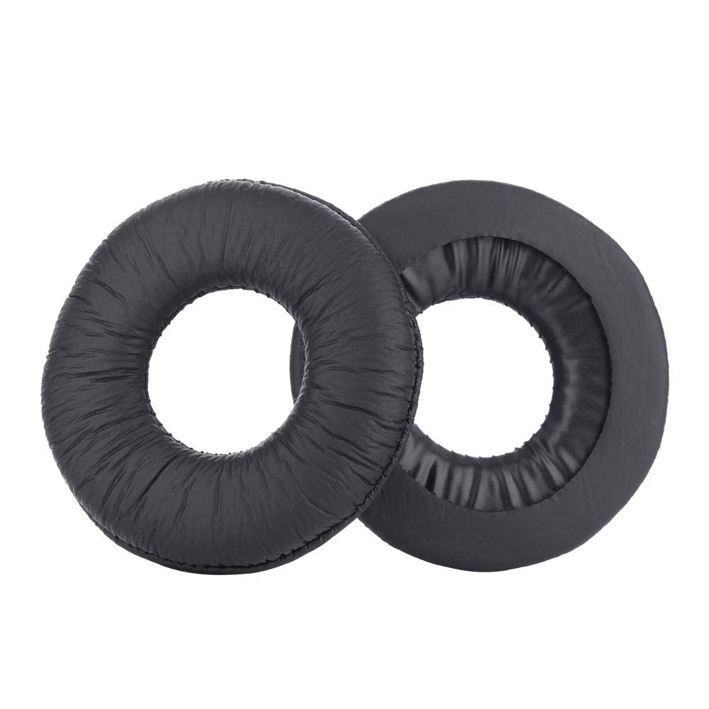 2Pcs Replacement Ear Pads Cushion - Premium Leather & Foam Earpads for Sony MDR-ZX110/V150/V250/V300 Headphones - Comfortable Upgrade for Gaming, Music & Office Use