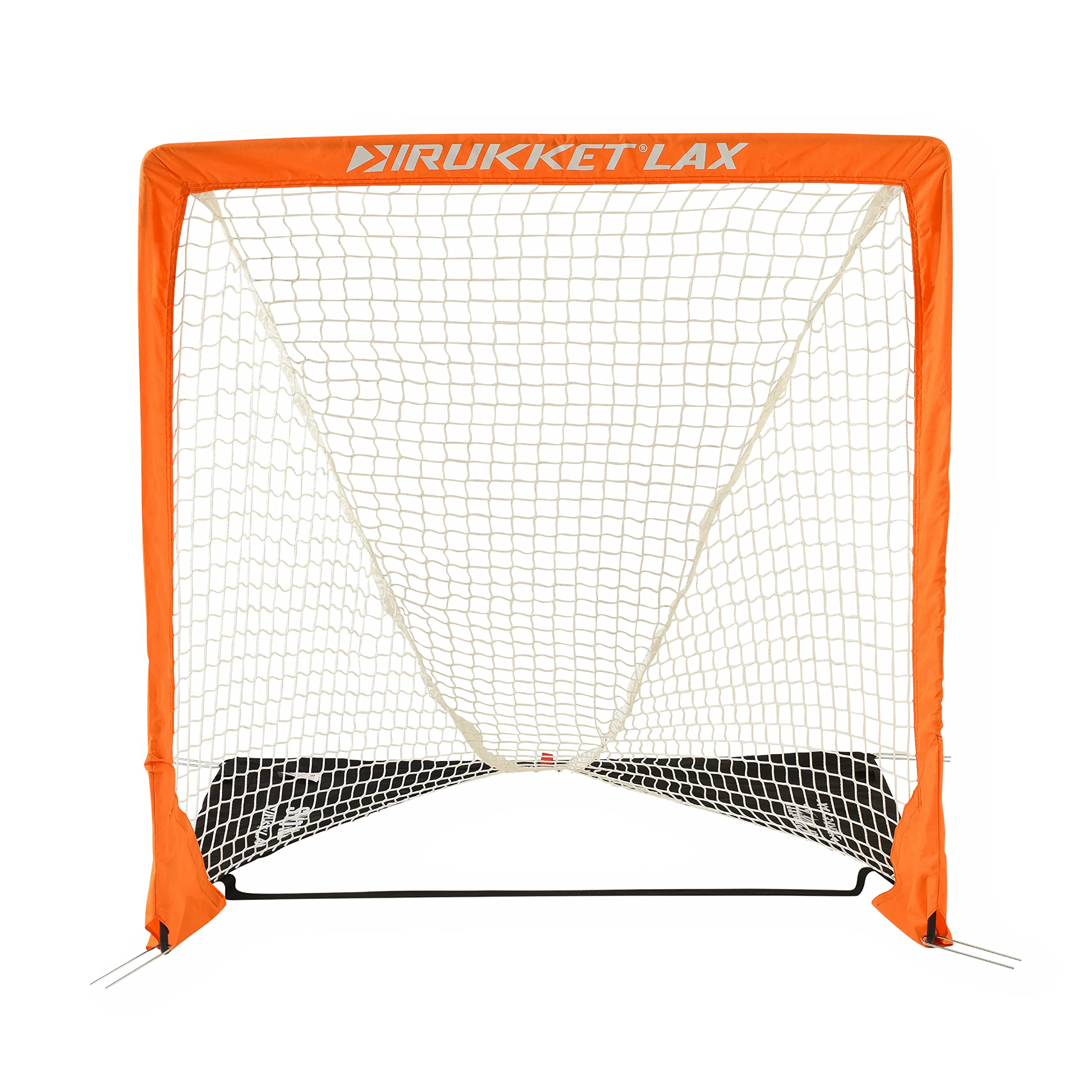 Rukket SPDR Steel Portable Lacrosse Goal - Ultra Strong Pop Up Lax Net for Backyard, Training & Travel - Collapsible & Foldable Design - Choose 4x4 or 6x6 ft - Perfect for Practice, Games & Outdoor Sports