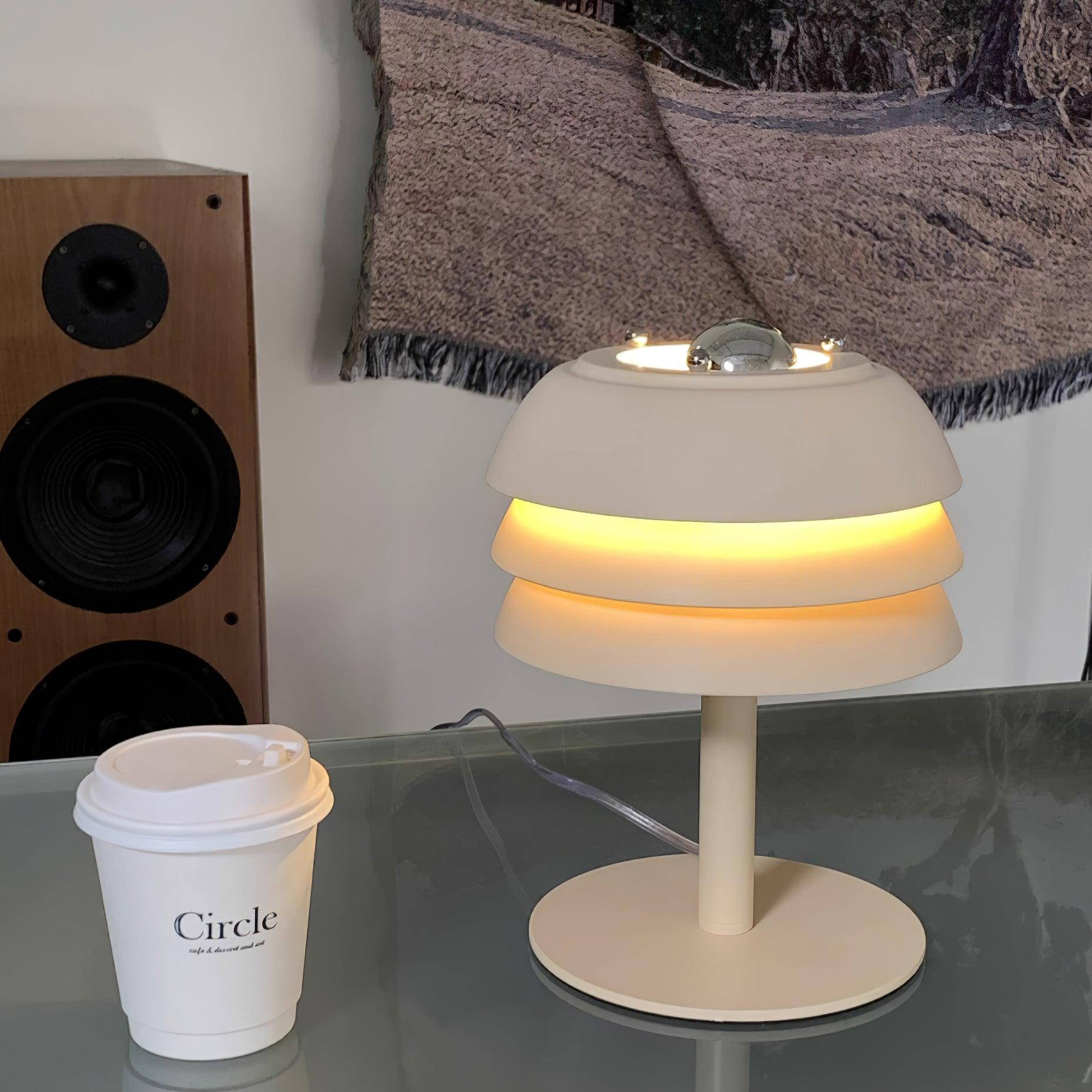 Aulenti Table Lamp - Modern LED Desk Light for Home Office, Bedroom & Living Room | Adjustable Brightness, Energy Saving & Stylish Design