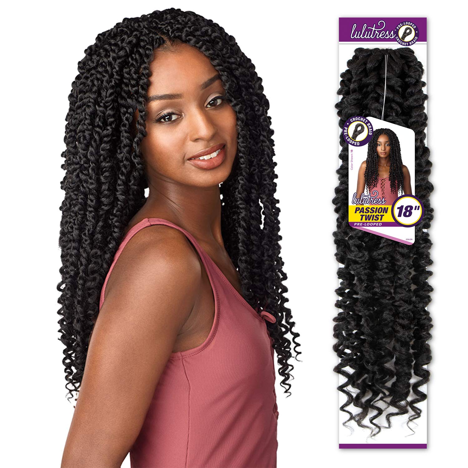 Sensationnel Lulutress Passion Twist Crochet Braids 18