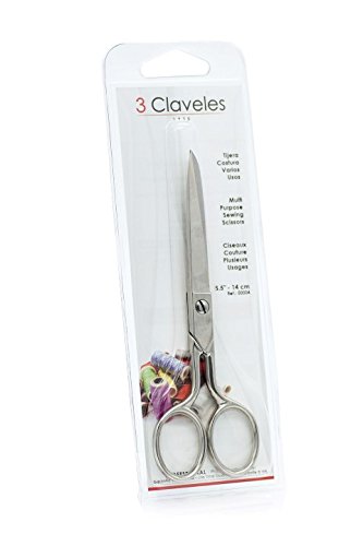 Premium Stainless Steel Scissors - Sharp Precision Cutting for Fabric, Paper, Crafts & Office Use - Ideal for Sewing, DIY Projects & Home Office