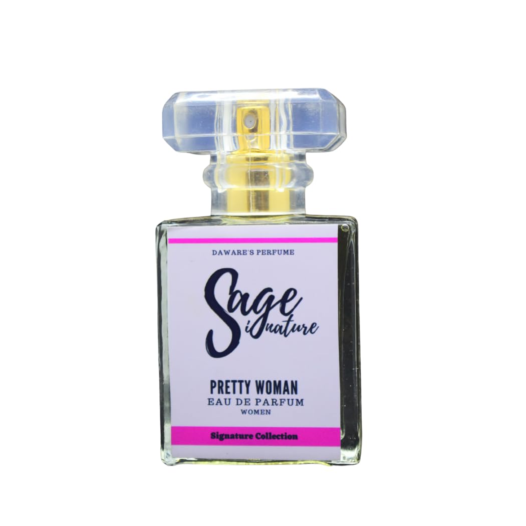DigiPreneur Pretty Women Sage Perfume Eau De Parfum for Women - 30ml Floral Fragrance Bottle | Long-Lasting Scent for Daily Wear, Office & Special Occasions