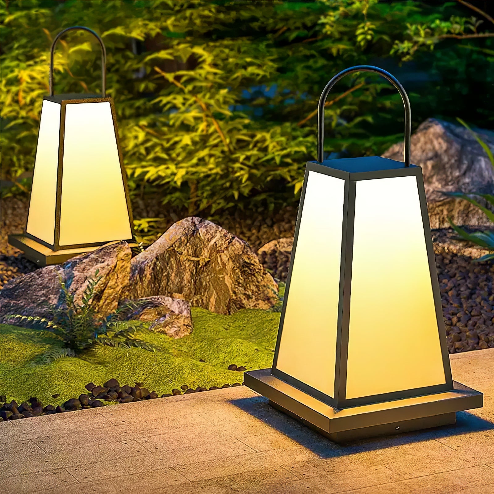 Roam Lantern Solar Garden Light - Waterproof Outdoor LED Lamp for Patio, Yard, Pathway & Camping Decor