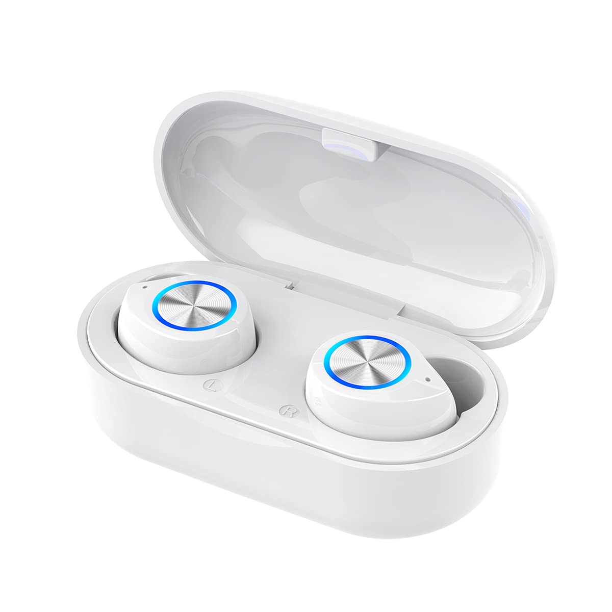 Beatbuds Pro Wireless Earbuds with Powerful Extra Bass 5.0 Bluetooth - Premium Sound Quality, Comfort & Durability for Gym, Running & Travel (White)