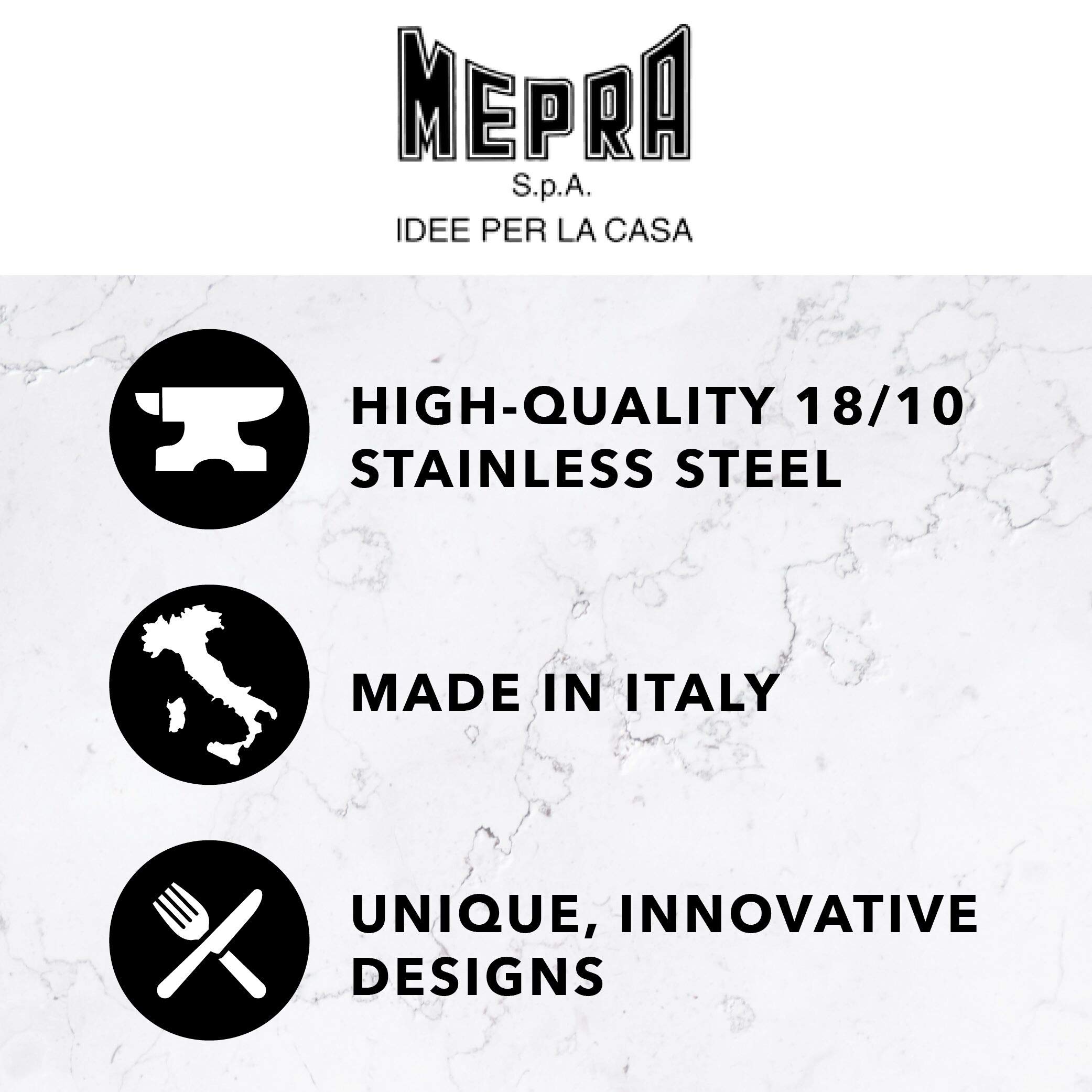 MEPRA Metallic Party Supplies - Premium Disposable Tableware for Birthday, Wedding & Holiday Celebrations