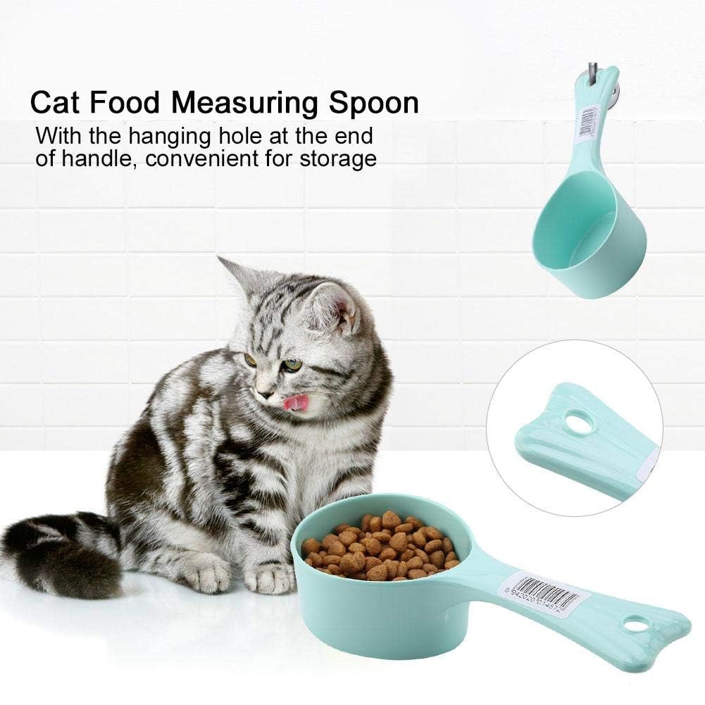 Agatige 1 Cup Plastic Pet Food Scoop - Measuring Cup for Dog, Cat & Bird Food - Ergonomic Handle for Easy Scooping - Perfect for Meal Prep, Travel & Storage