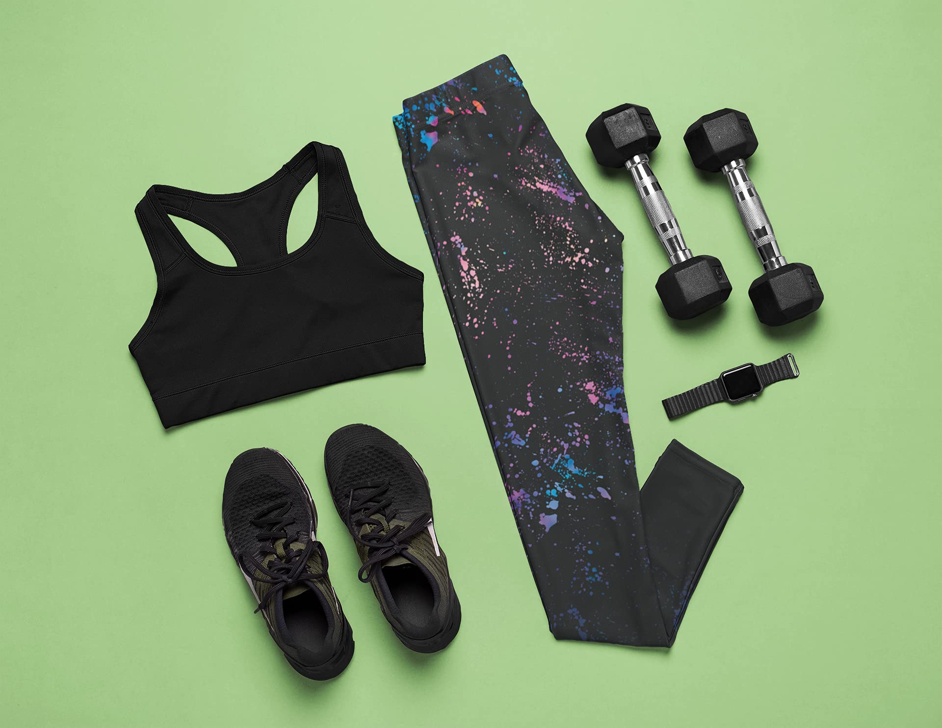 Cerburny High Waisted Yoga Pants for Women - Tummy Control Workout Leggings, Gym Athletic Spandex Pants | Perfect for Yoga, Running & Everyday Wear