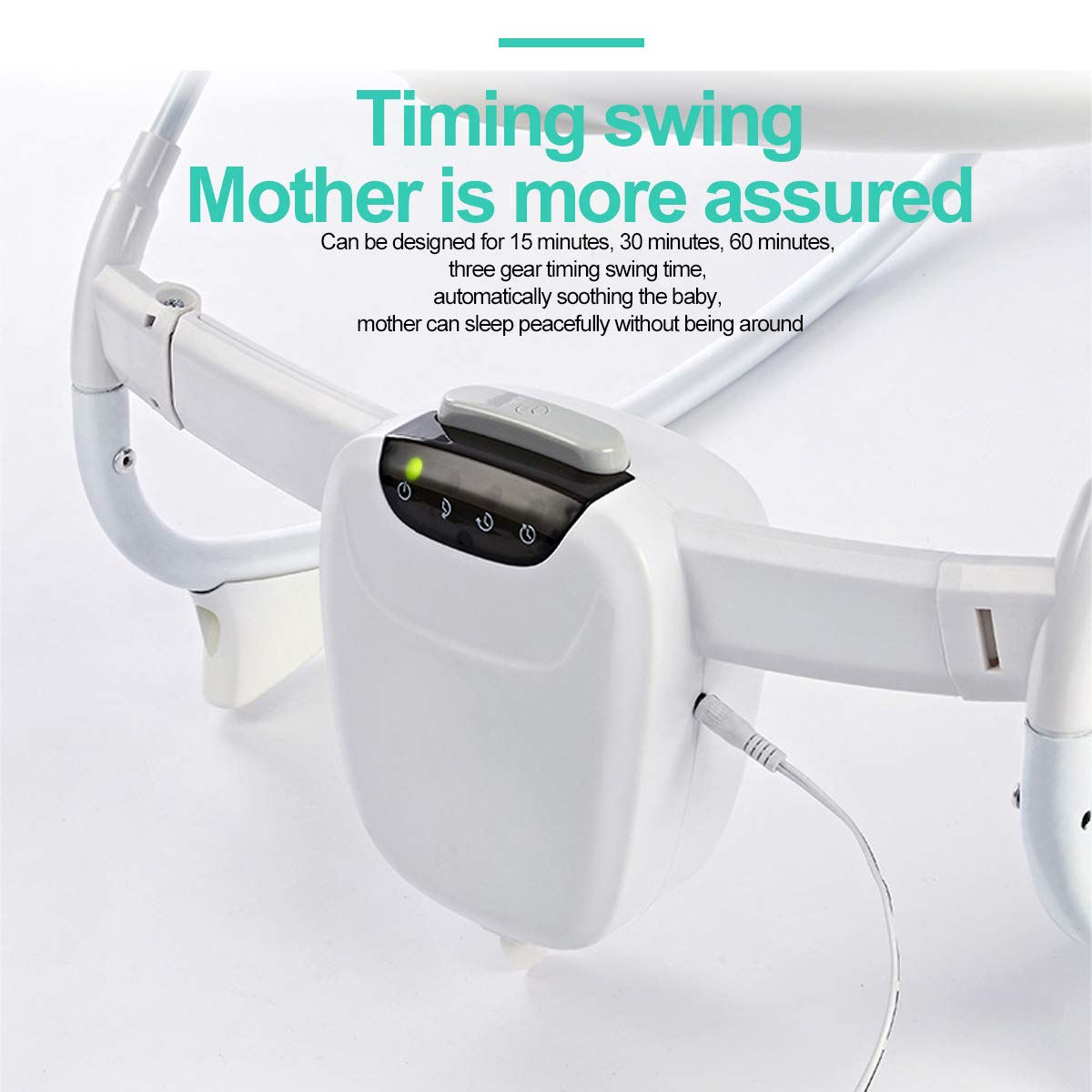 3-in-1 Baby Bouncer with Soothing Vibration & 3-Speed Adjustment - Convertible Sit to Lie Down Rocking Chair for Newborns, Infants, Boys & Girls - Perfect for Nursery, Playtime & Soothing Fussy Babies