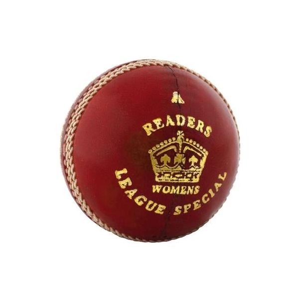 Readers League Special Women's Cricket Ball - High Performance Leather Cricket Ball for Women's Cricket Matches & Training | Perfect for Practice, Games & Tournaments