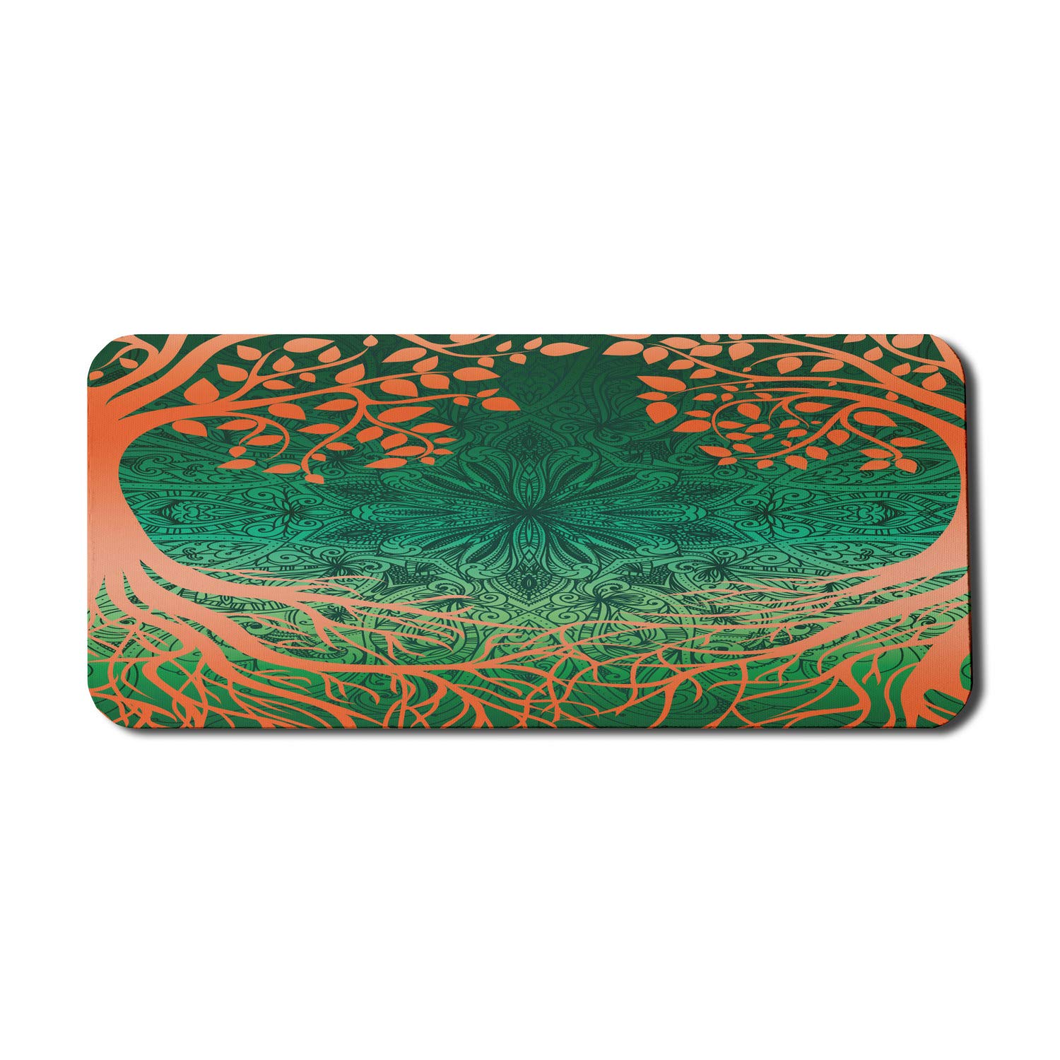 Ambesonne Ethnic Mandala Universe Computer Mouse Pad - Non-Slip Rubber Gaming Mousepad (35