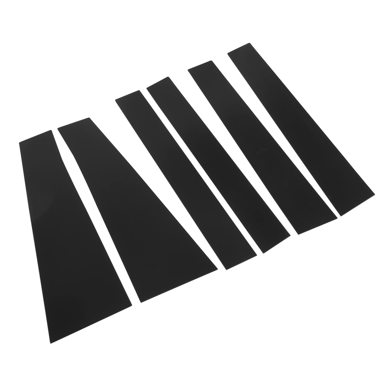 PC Decal Scratch Proof Window Post Molding - Pre-Cut Automotive Door & Pillar Trims - Wear Resistant Car Decoration Accessories for Vehicle Customization & Protection