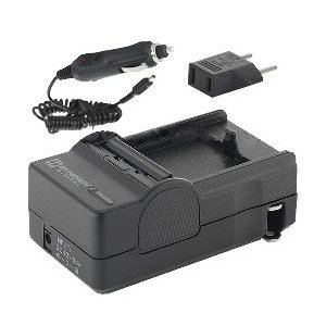 Mini Battery Charger Kit for Fuji NP-85 Batteries - Compact Charger with Foldable Wall Plug, Car & EU Adapters - Perfect for Travel, Photography & On-the-Go Power Needs