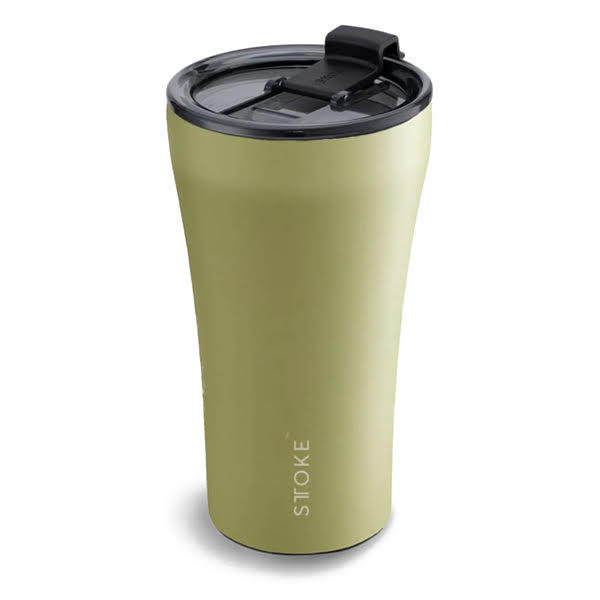 STTOKE Insulated Ceramic Travel Mug - Reusable Coffee Cup for Hot & Cold Drinks - Perfect for Commuting, Office, Camping & Outdoor Adventures