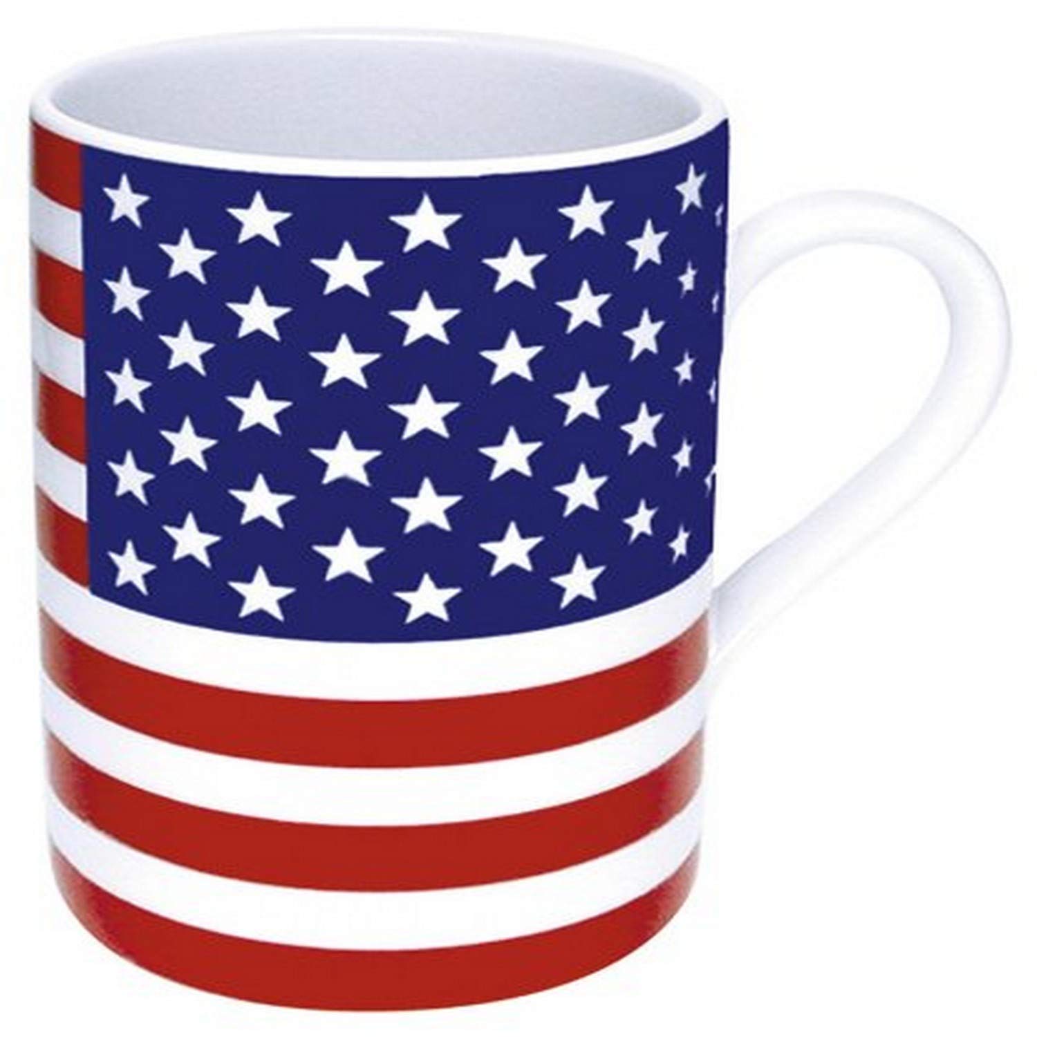**Konitz 10-Oz Patriotic Stars and Stripes Coffee Mugs, Set of 4 – Perfect for 4th of July, BBQs, and American-Themed Parties**