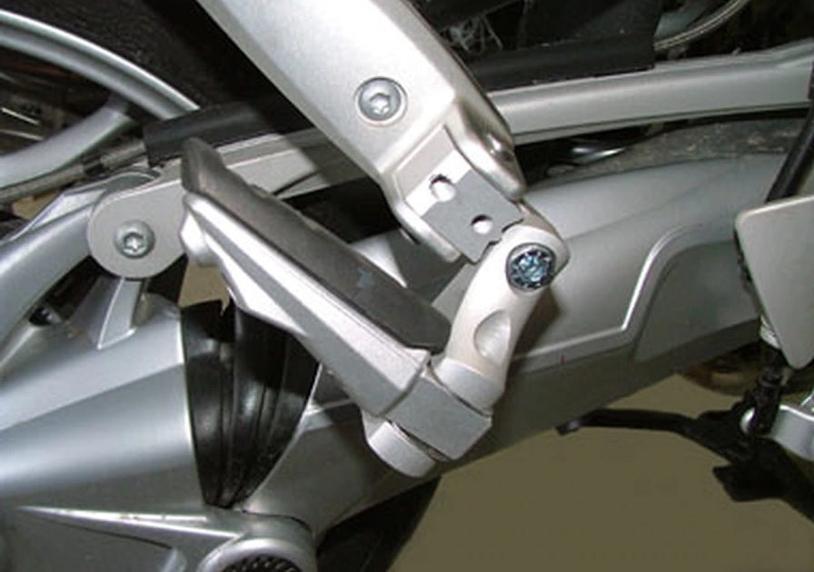 BMW K1600GTL/K1600GT Adjustable Passenger Footpeg Lowering Kit - Comfort Upgrade for Long Rides & Touring Motorcycles