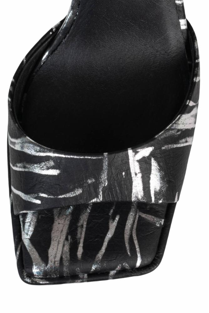 Jeffrey Campbell Women's Grooving Black M Leather Boots - Stylish Chunky Heel Ankle Booties for Casual Outfits & Night Out
