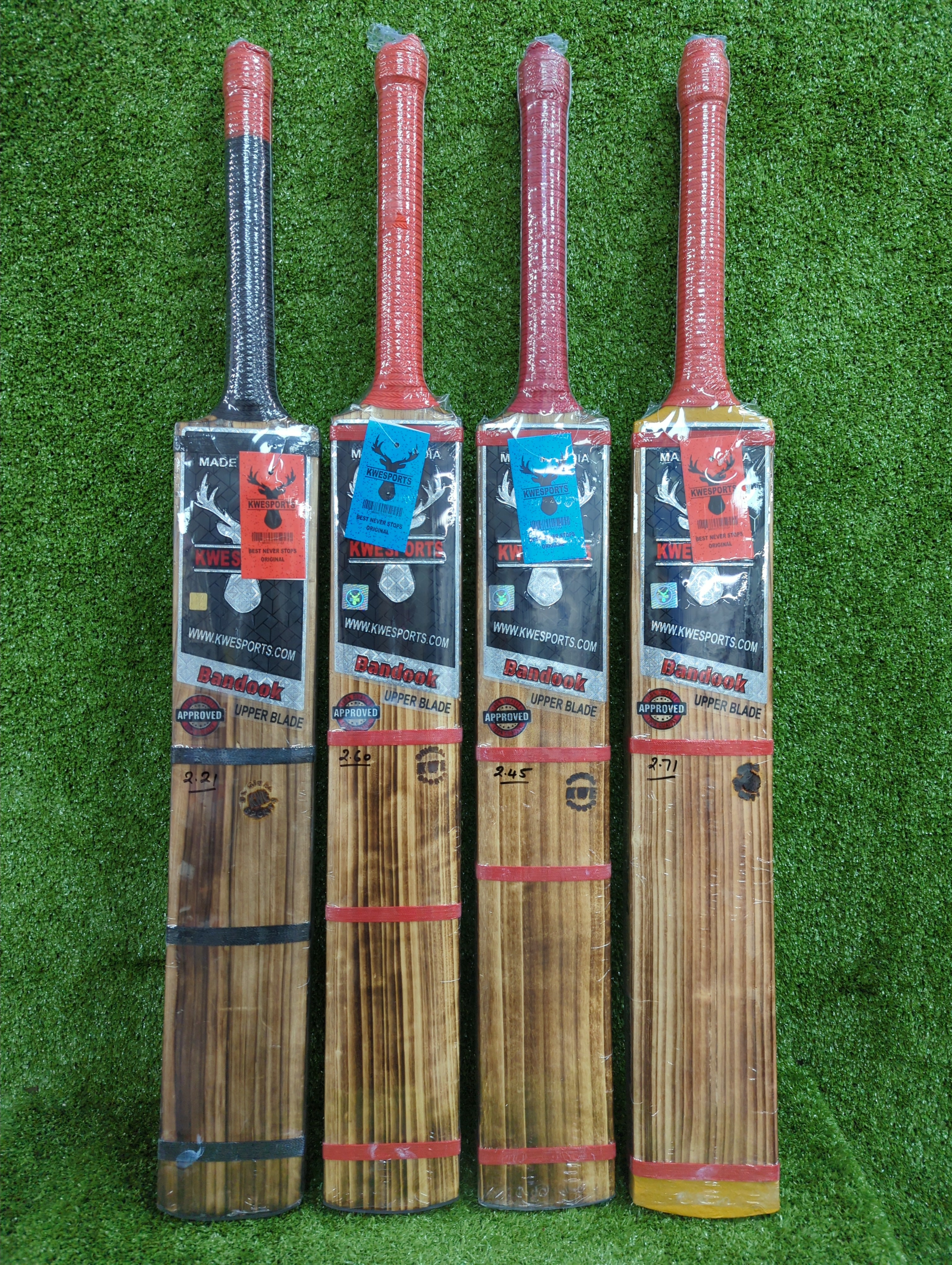 Premium Kashmir Willow Scoop Cricket Bat - Bandook Upper Blade for Powerful Shots - Perfect for Practice & Matches