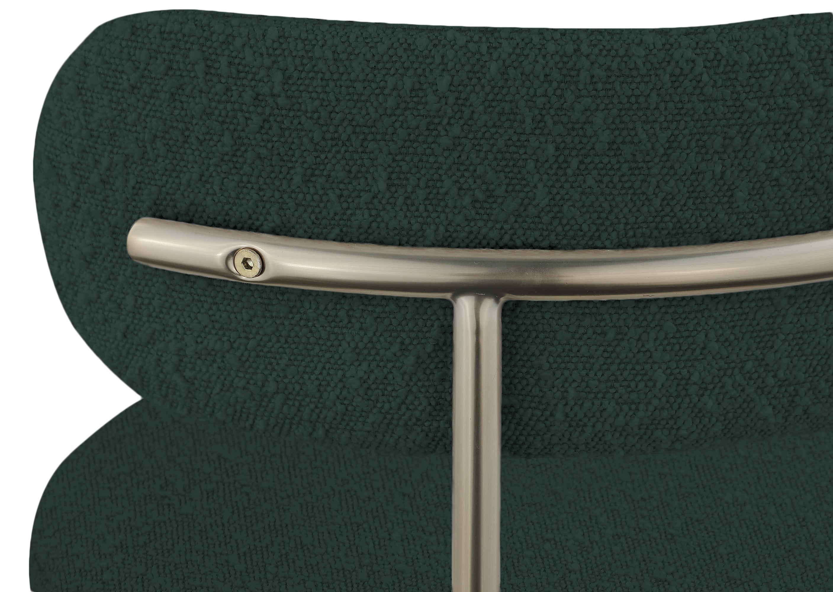 Luxury Boucle Fabric Dining Chair - Modern Upholstered Accent Chair for Kitchen, Dining Room & Office - Soft & Comfortable Mid Century Design - Perfect for Home Decor & Entertaining