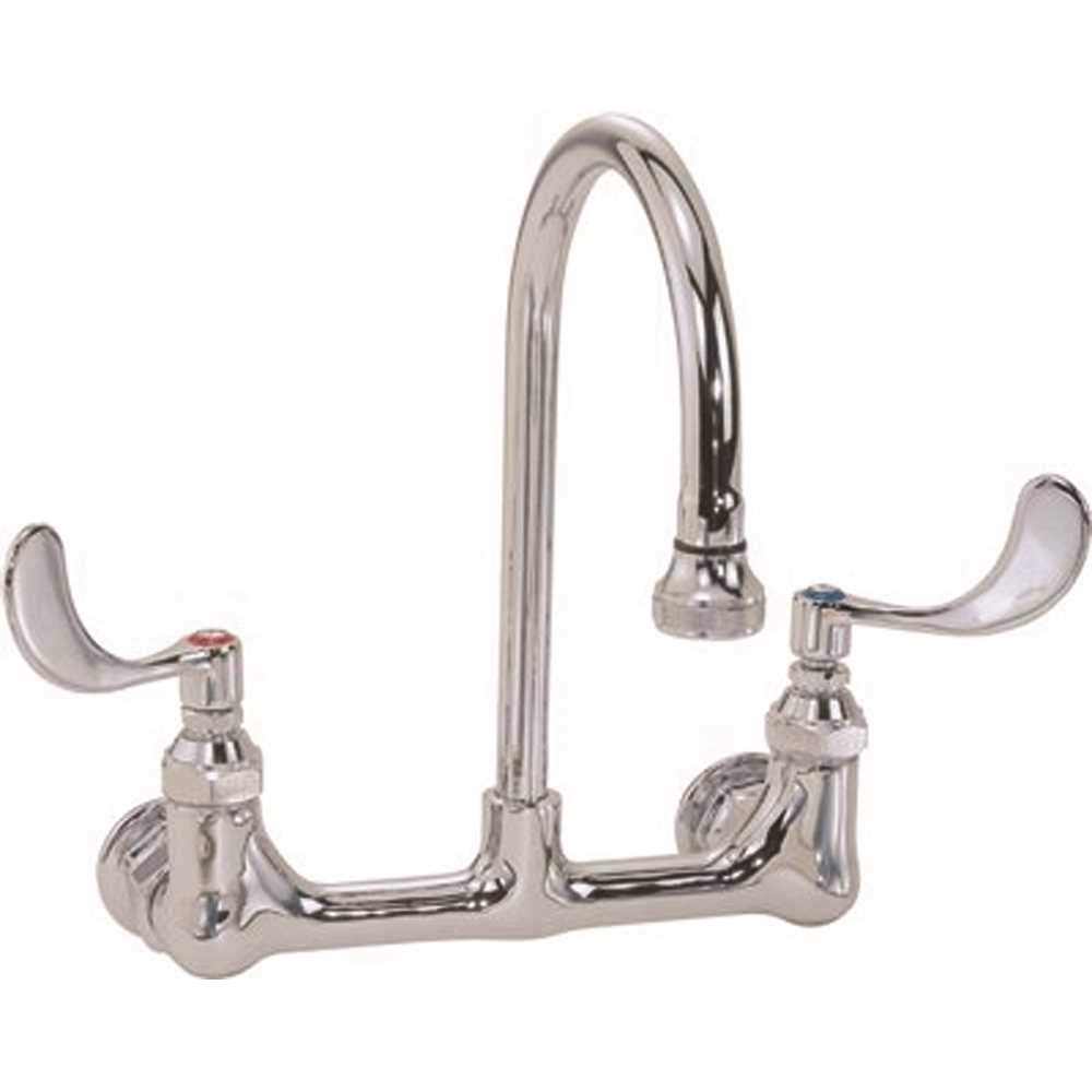 Lead-Free Wall-Mounted Hospital Sink Faucet with 12