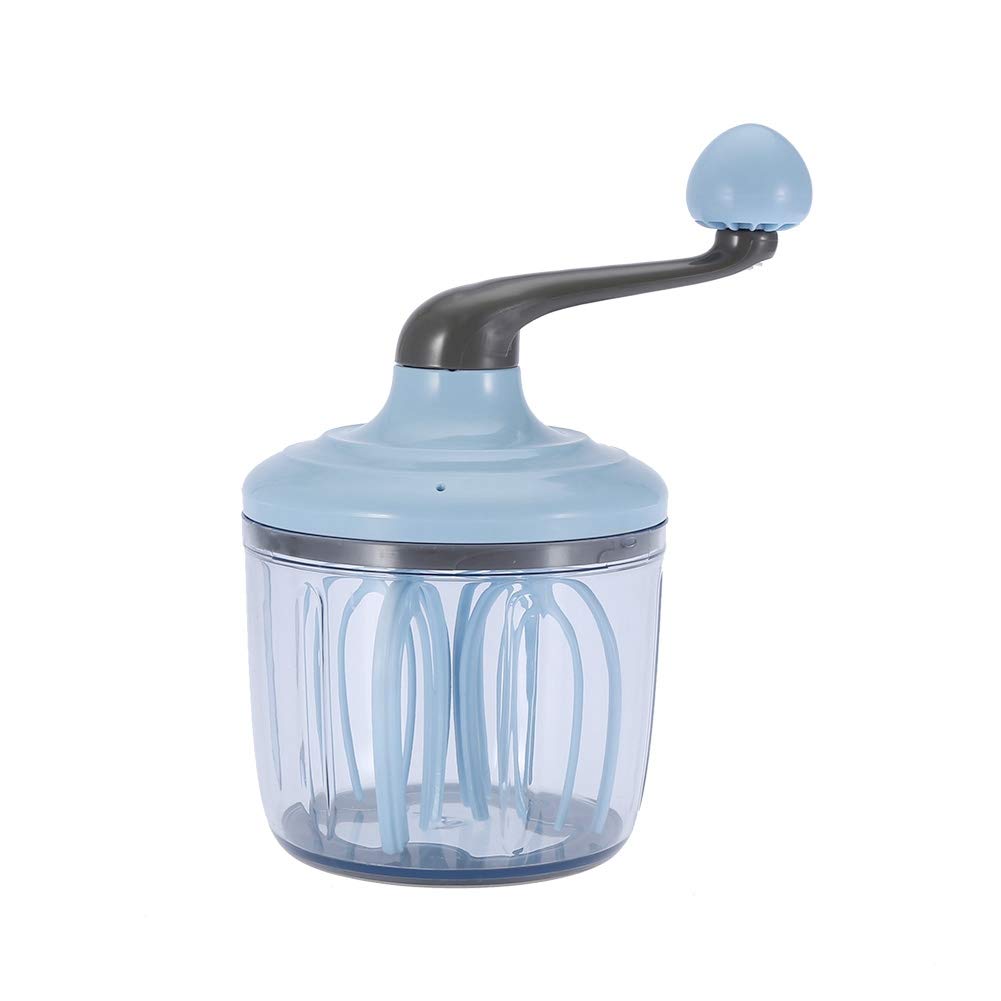 Fdit Manual Egg Beater - Handheld Stainless Steel Egg Cream Whisk for Baking, Cooking & Mixing - Multi-Functional Kitchen Tool with 1100mL Capacity - Perfect for Cakes, Pancakes & Desserts
