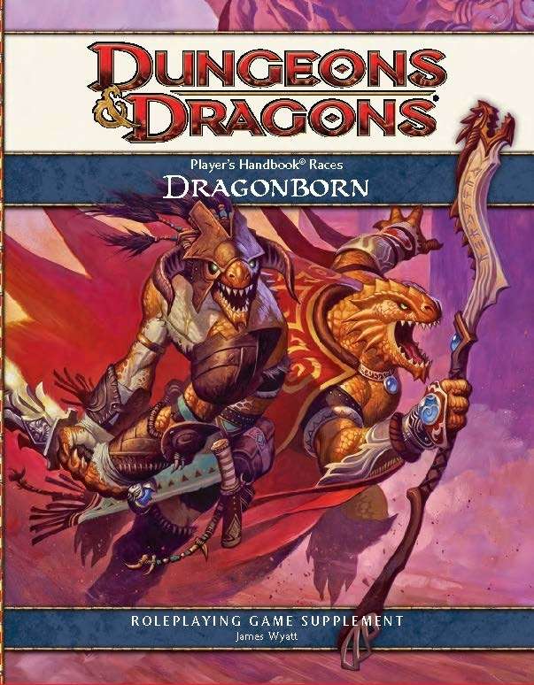 Dungeons & Dragons 4th Edition Player's Handbook - Dragonborn Races Guide for Tabletop RPG & Fantasy Gaming Adventures