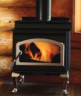 Iron Strike Performer S210 Wood Stove with Arch Door - EPA Certified, High Efficiency Heating for Cabins, Homes & Outdoor Living Spaces