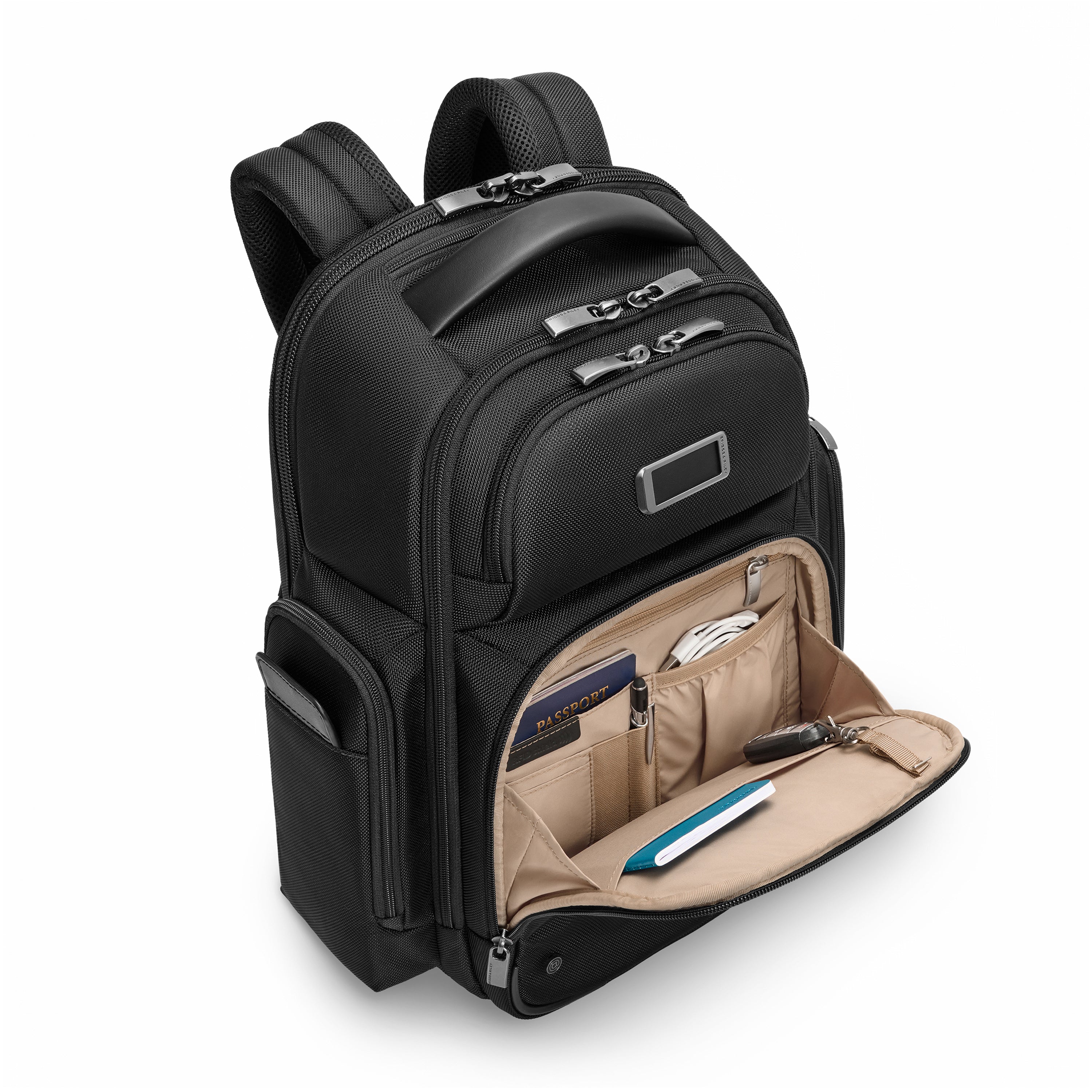 Briggs & Riley @work 2.0 Medium Cargo Backpack - Durable Laptop Backpack for Work & Travel - Water-Resistant Business Backpack with Multiple Pockets - Perfect for Commuting, Office & Business Trips