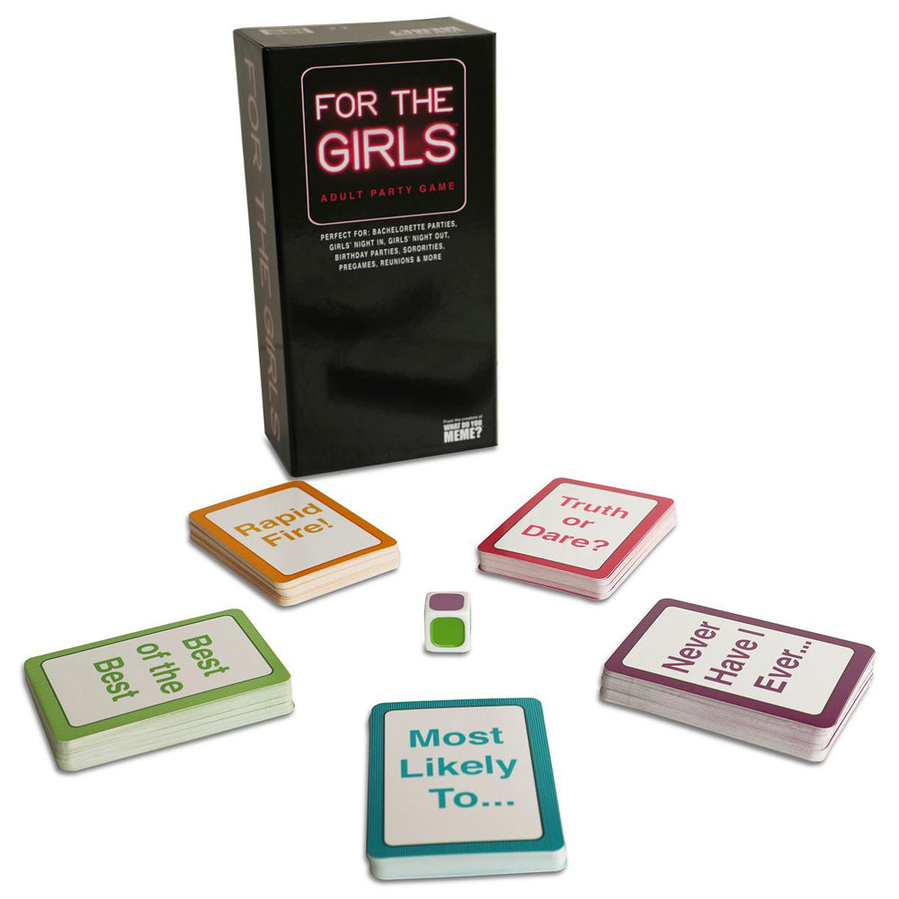 For The Girls Adult Party Game - Fun & Hilarious Girls Night Out Game for Bachelorette Parties, Girls Night In, and Birthday Celebrations