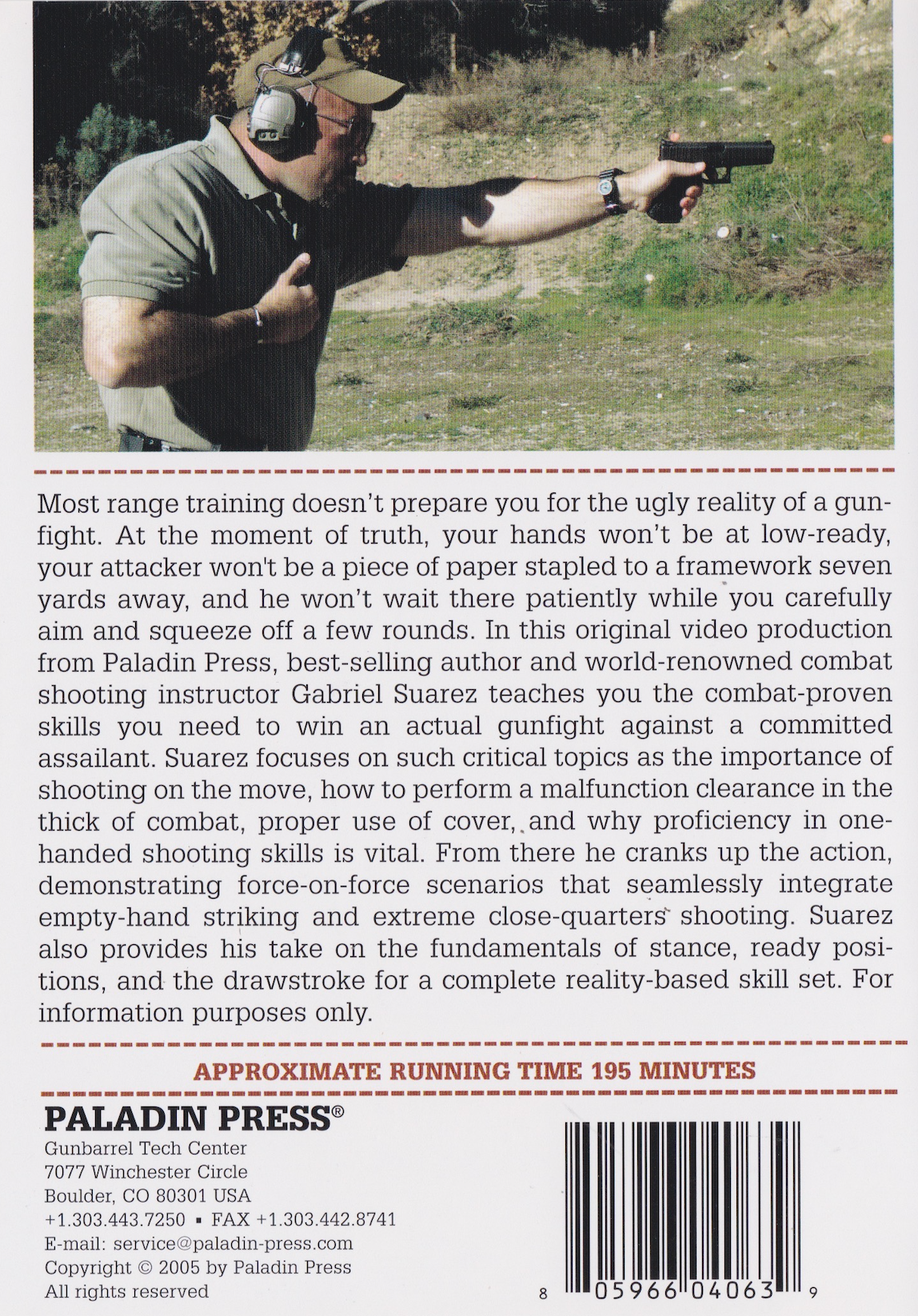 Close Range Gunfighting 2 DVD Set with Gabriel Suarez - Used Self Defense Training Videos for Tactical Shooting & Home Protection