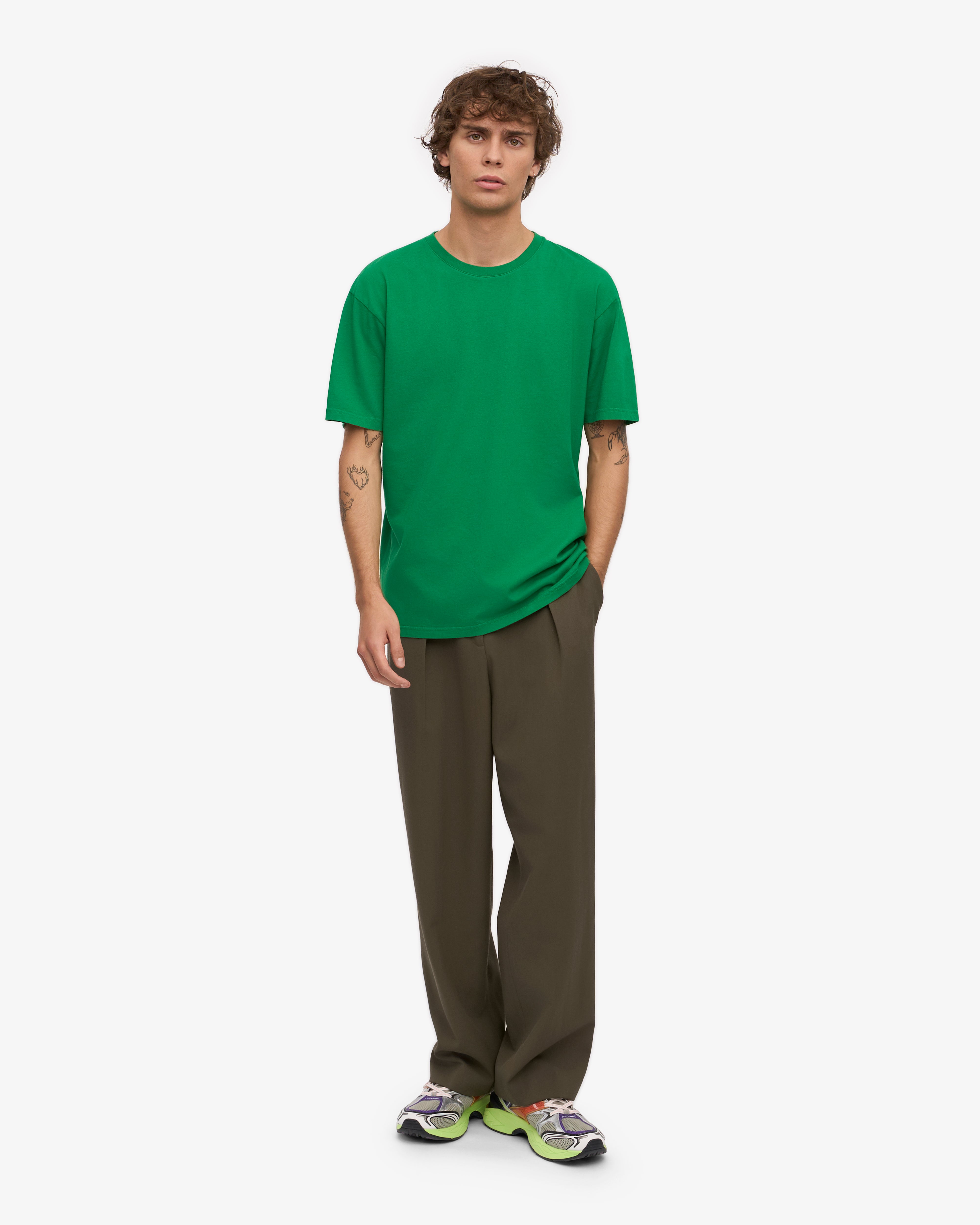 Classic Organic Cotton T-Shirt for Men & Women | Soft & Comfortable Kelly Green Tee | Perfect for Casual Wear, Gym & Outdoor Activities