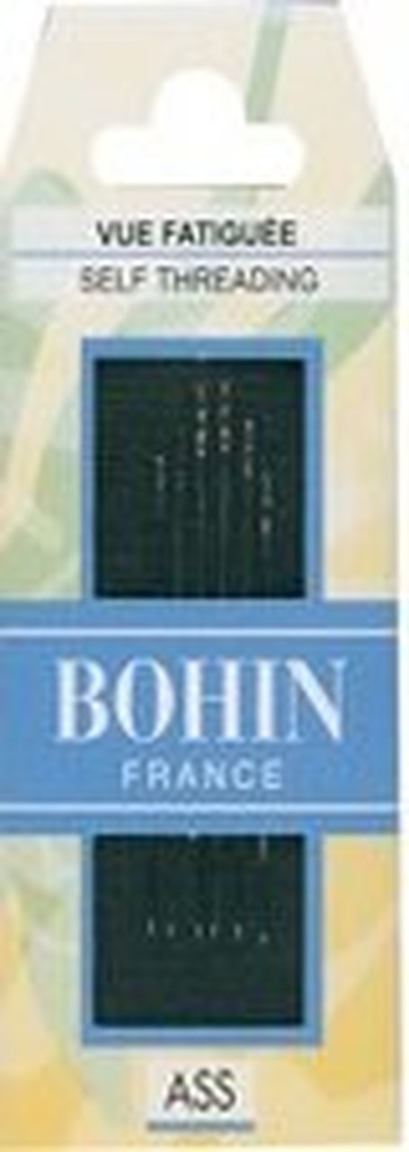 Bohin Easy Thread Needles for Sewing - Sharp, Durable Hand Embroidery Needles with Large Eyes - Perfect for Quilting, Cross Stitch, and Fabric Crafts