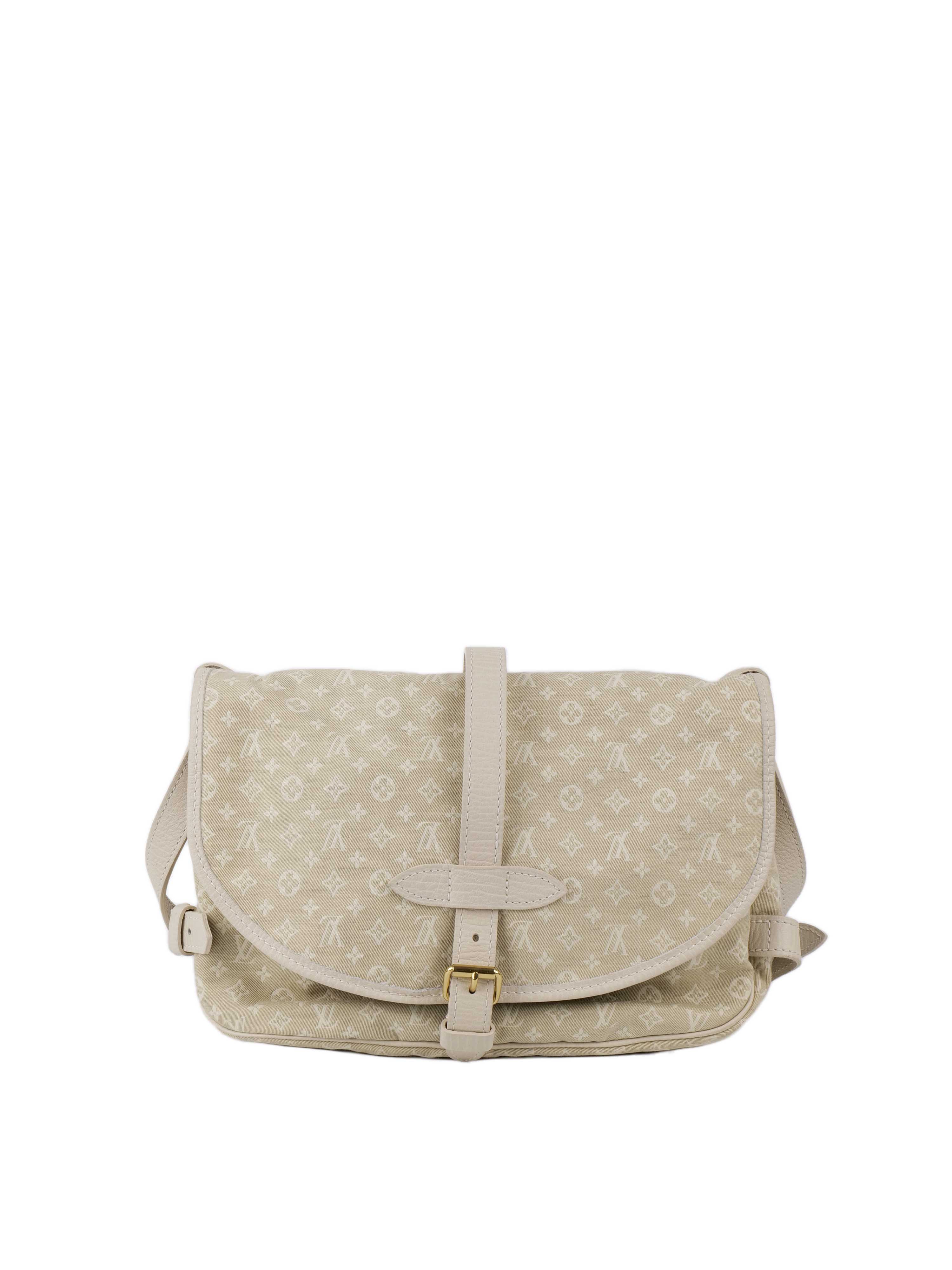 Authentic Louis Vuitton Monogram Shoulder Bag in White & Cream | Luxury Crossbody Purse for Women | Perfect for Date Night, Travel & Everyday Use
