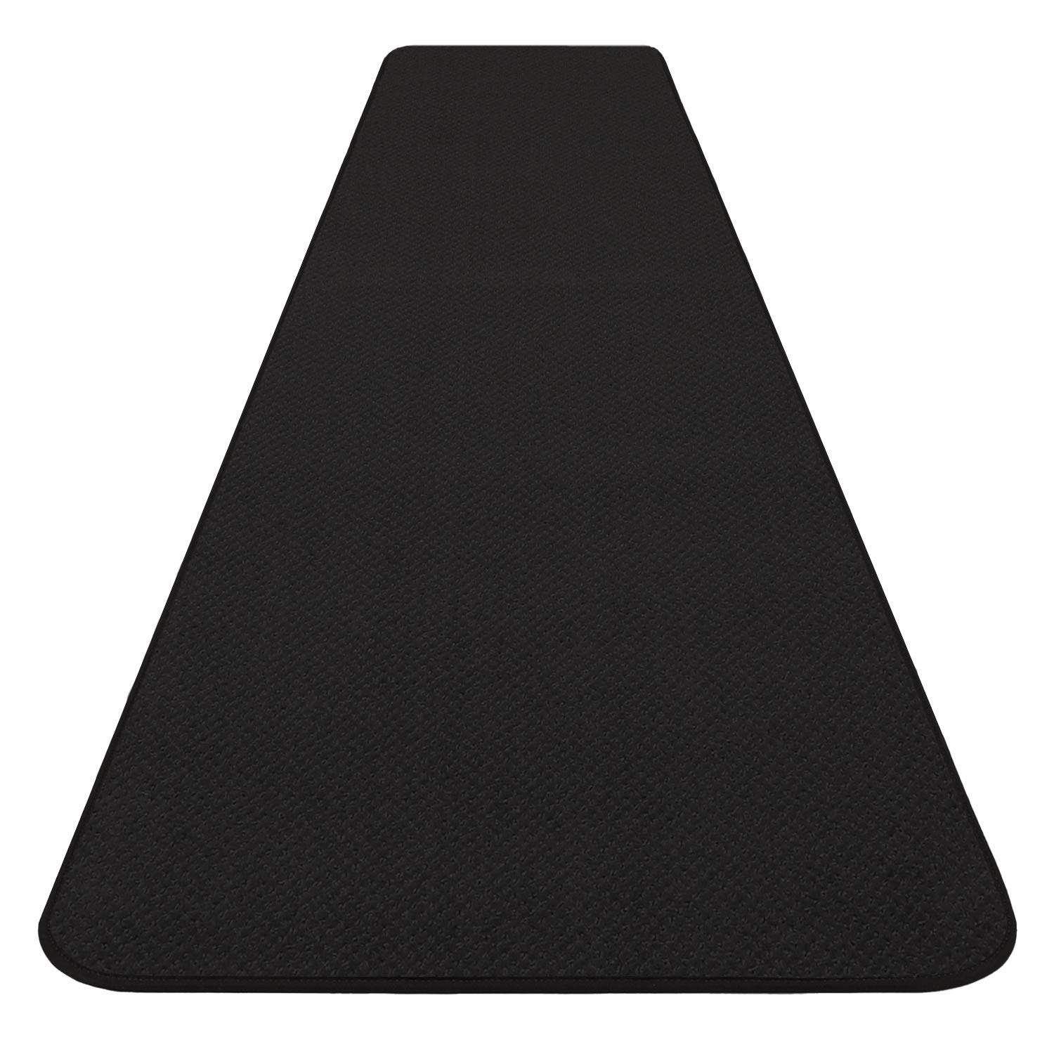 Non-Slip Carpet Runner - 6 Feet x 27 Inches Black - Perfect for Stairs, Hallways & High-Traffic Areas - Skid-Resistant Home Safety Solution