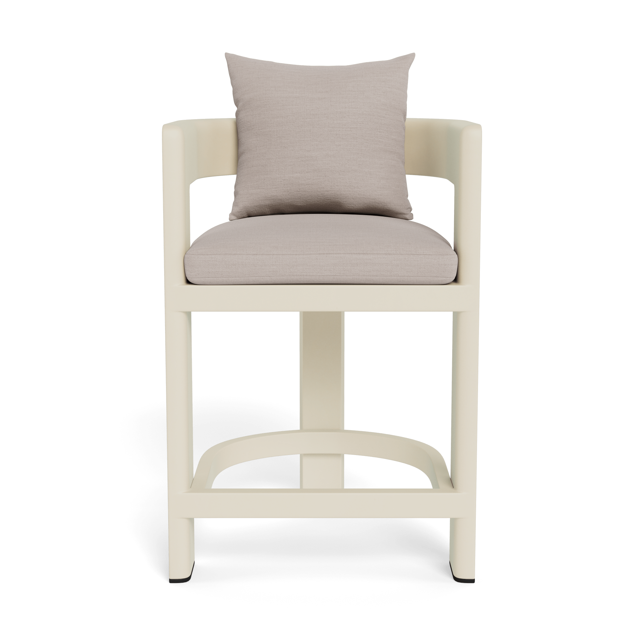 Victoria Aluminum Counter Stool - Modern Bar Stools for Kitchen Island, Breakfast Nook & Home Bar - Adjustable Height & Comfortable Seat - Perfect for Dining, Entertaining & Small Spaces