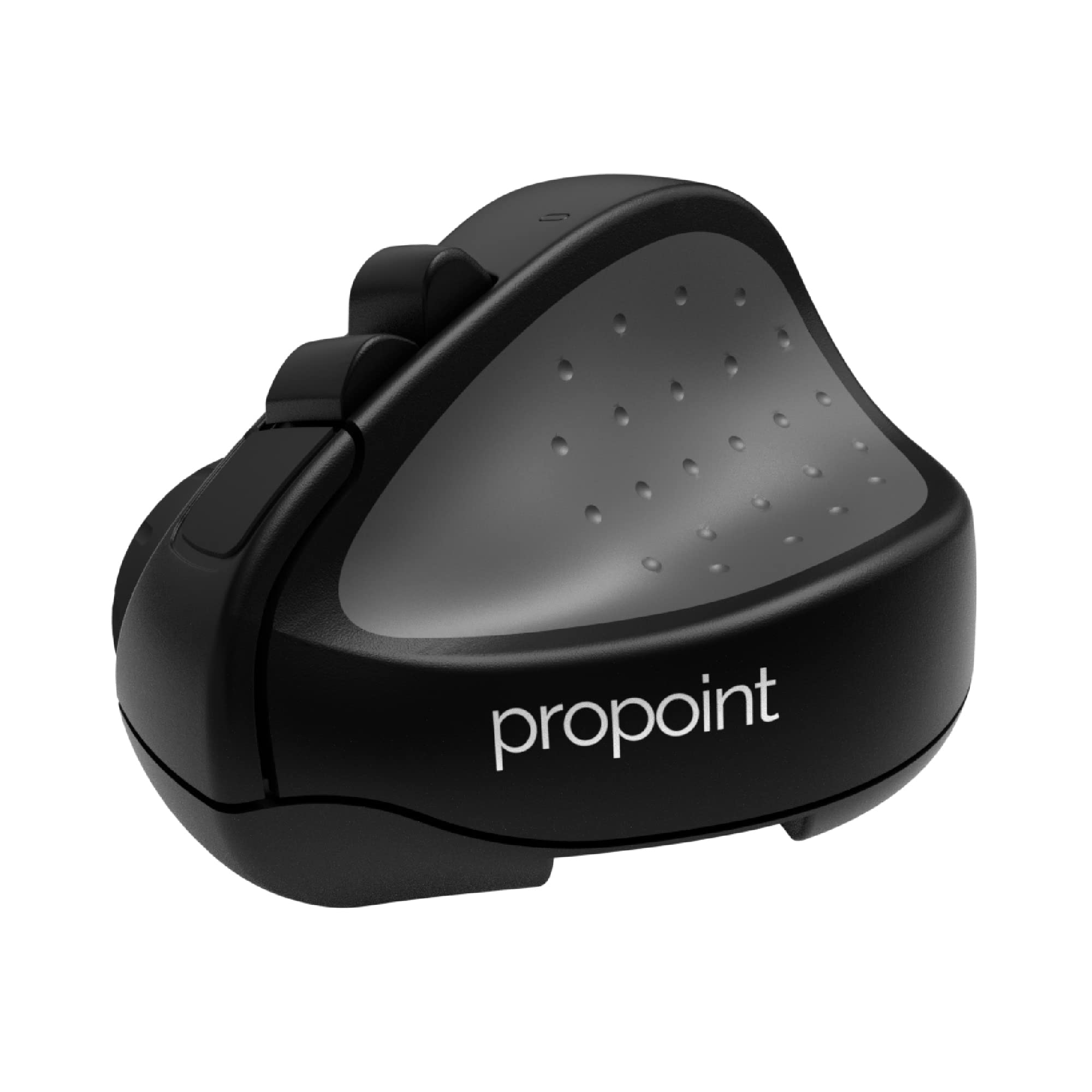 Swiftpoint ProPoint Wireless Ergonomic Mouse - Bluetooth Rechargeable Presentation Clicker & Laser Pointer for Laptop, iPad, PC - Portable Mini Travel Design (Black) | Perfect for Business Meetings, Remote Work & On-the-Go Professionals