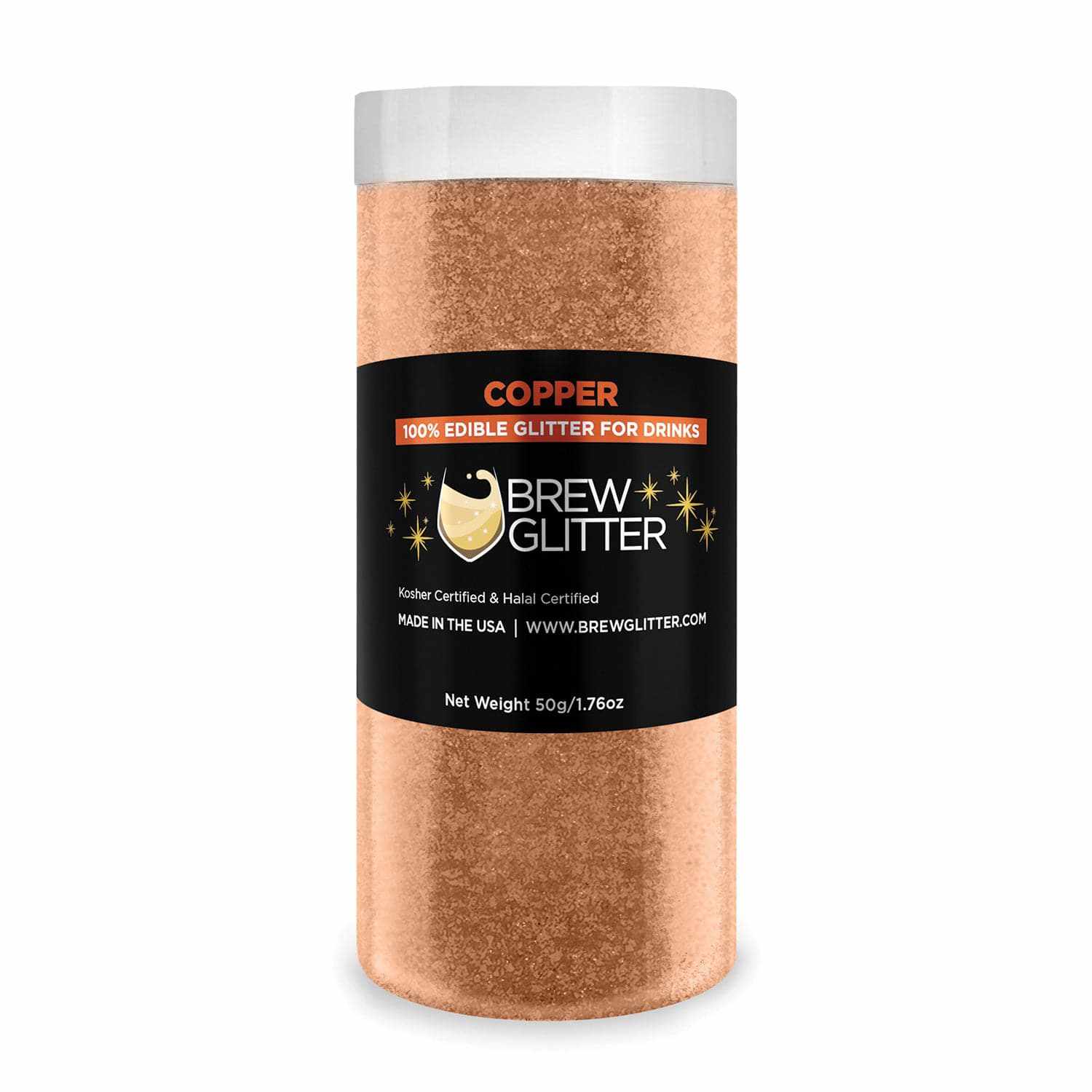 Premium Copper Glitter Bulk for Crafts, DIY Projects & Nail Art - 1 lb Pack for Professional Use - Perfect for Resin Art, Soap Making & Holiday Decorations