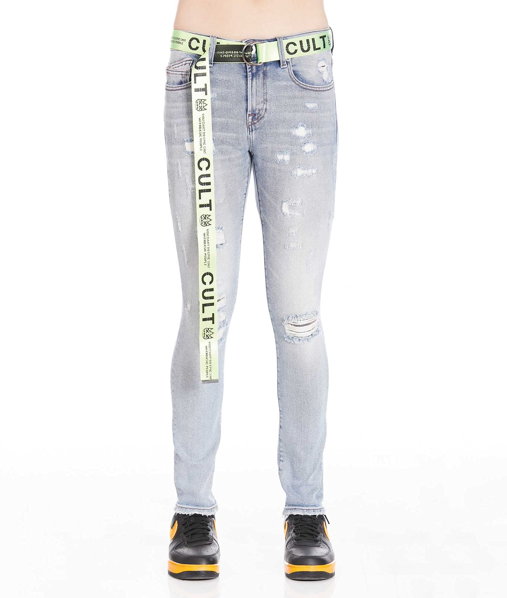 Stylish & Comfortable Men's Jeans for Everyday Wear | Cult of Individuality | Perfect for Casual Outfits & Street Style