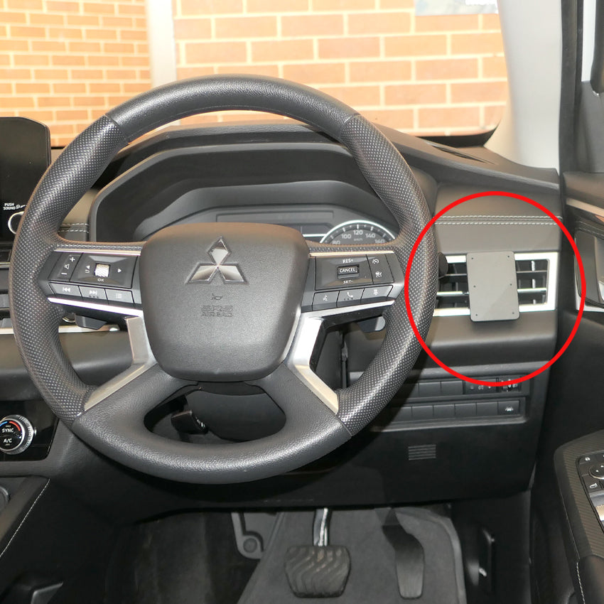ClicOn No Holes Right Hand Dash Mount for Mitsubishi Outlander 2022-2025 | Secure Phone Holder for GPS Navigation & Hands-Free Driving