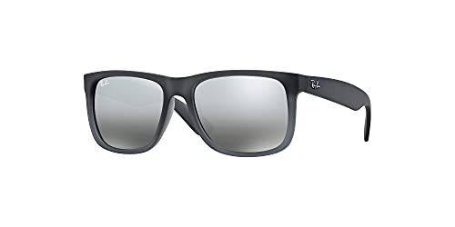 Rubber Grey on Clear Grey/Grey Mirror Silver Gradient (852/88)
