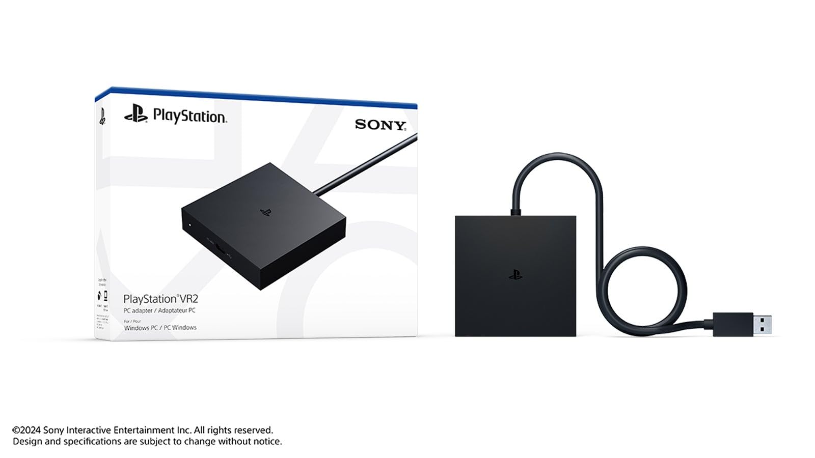 PS5 Playstation VR2 PC Adapter - Connect VR2 Headset to PC for Gaming & Streaming | Compatible with SteamVR, Oculus & More