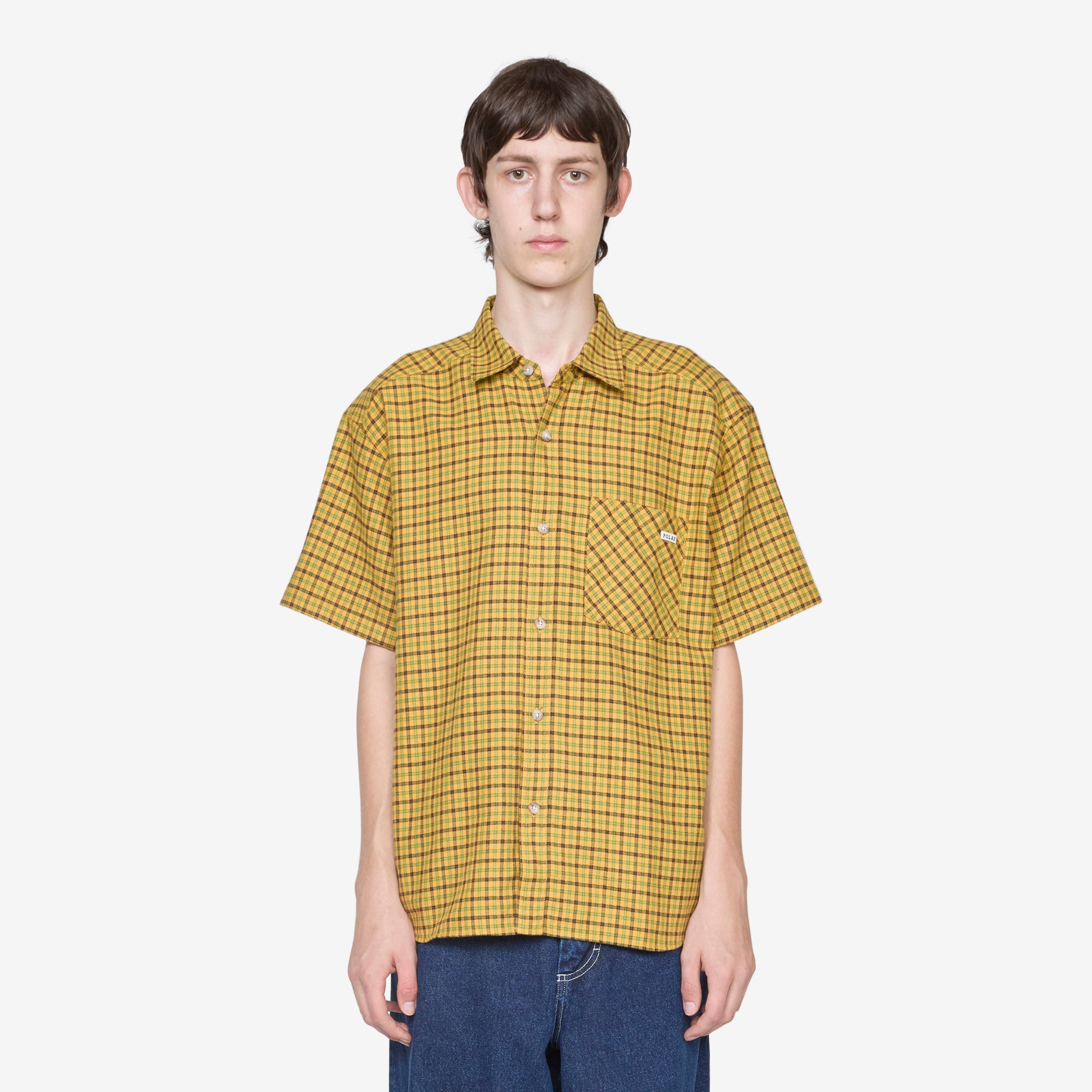Mitchell Shirt Yellow | Premium Cotton Men's Casual Button Down Shirt | Perfect for Office, Date Night & Weekend Outings